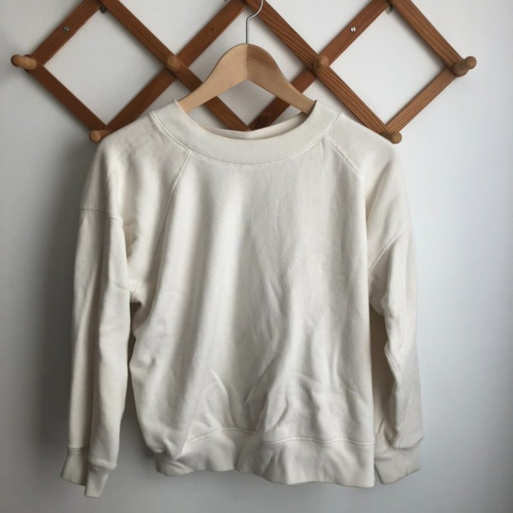 Entireworld White Sweatshirt, Small
